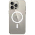Прозрачный силиконовый чехол MagSafe для iPhone 15 Pro