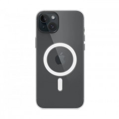 Прозрачный силиконовый чехол MagSafe для iPhone 15