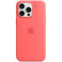 Чехол MagSafe для iPhone 15 Pro Max, силикон, guava