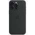Чехол MagSafe для iPhone 15 Pro, силикон, черный