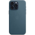 Чехол MagSafe FineWoven для iPhone 15 Pro Max, pacific blue