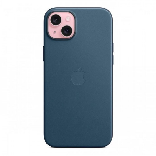 Чехол MagSafe FineWoven для iPhone 15 Plus, pacific blue