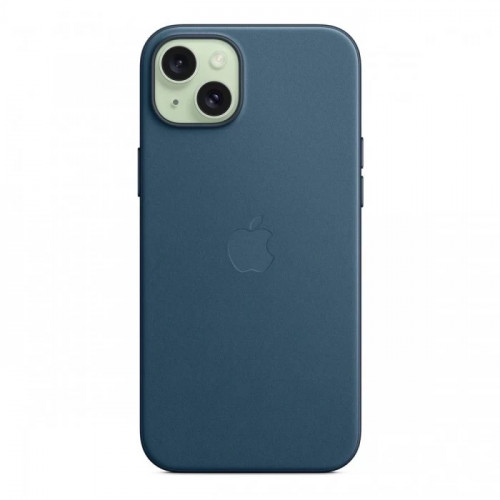 Чехол MagSafe FineWoven для iPhone 15 Plus, pacific blue