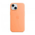 Чехол MagSafe для iPhone 15 Plus, orange sorbet