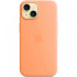 Чехол MagSafe для iPhone 15 Plus, orange sorbet