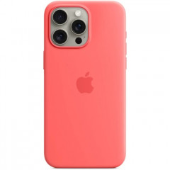 Чехол для iPhone 15 Pro Max, силикон, guava