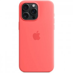 Чехол для iPhone 15 Pro Max, силикон, guava