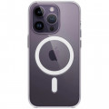 Прозрачный силиконовый чехол MagSafe для iPhone 14 Pro Max