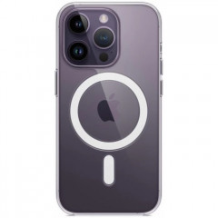 Прозрачный силиконовый чехол MagSafe для iPhone 14 Pro Max