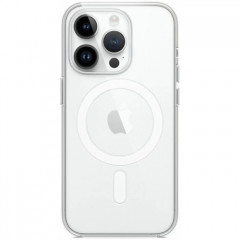 Прозрачный силиконовый чехол MagSafe для iPhone 14 Pro Max