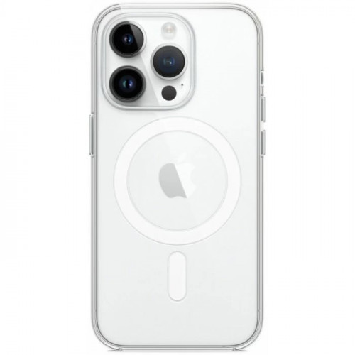 Прозрачный силиконовый чехол MagSafe для iPhone 14 Pro Max