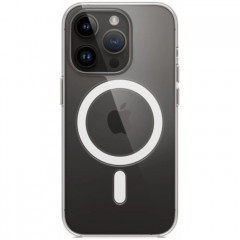 Прозрачный силиконовый чехол MagSafe для iPhone 14 Pro Max