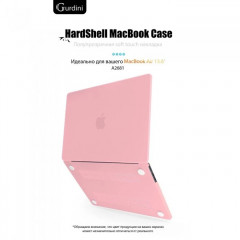Чехол накладка Gurdini для Macbook Air 13.6 M2 2022 «розовый»