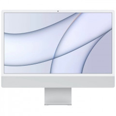 Моноблок Apple iMac 24" Retina 4,5K, (M1 8C CPU, 7C GPU), 8 ГБ, 256 ГБ SSD (MGTF3, Global) серебристый