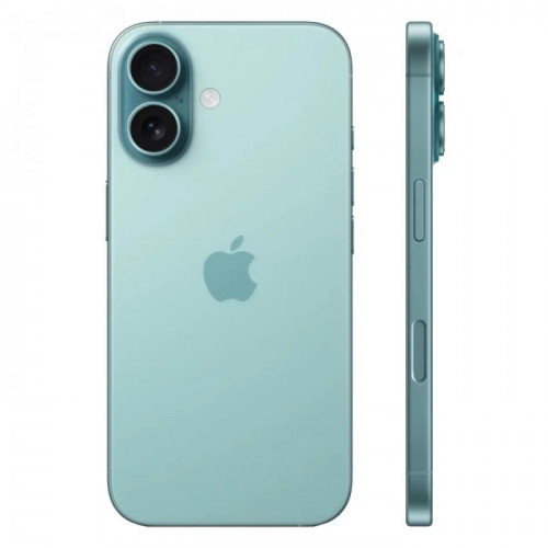 Смартфон Apple iPhone 16 256 ГБ, Nano SIM + eSIM, Бирюзовый