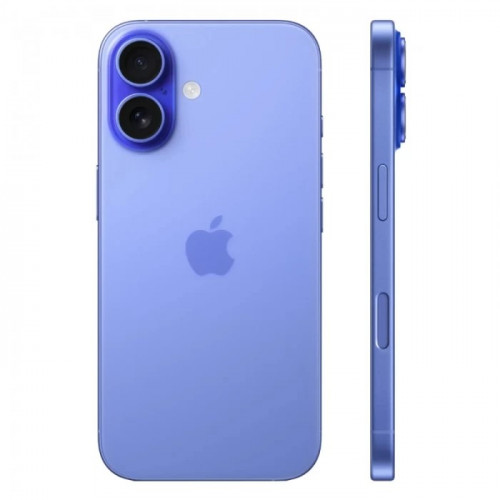 Смартфон Apple iPhone 16 256 ГБ, Nano SIM + eSIM, Ультрамарин