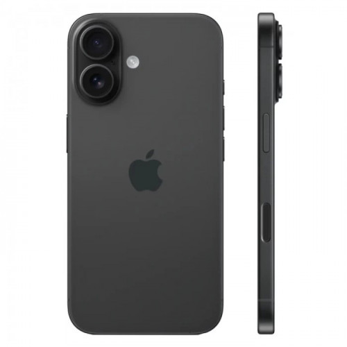 Смартфон Apple iPhone 16 Plus 128 ГБ, Nano SIM + eSIM, Черный