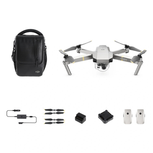 Квадрокоптер DJI Mavic Pro Platinum Fly More Combo (6958265152771) Gray