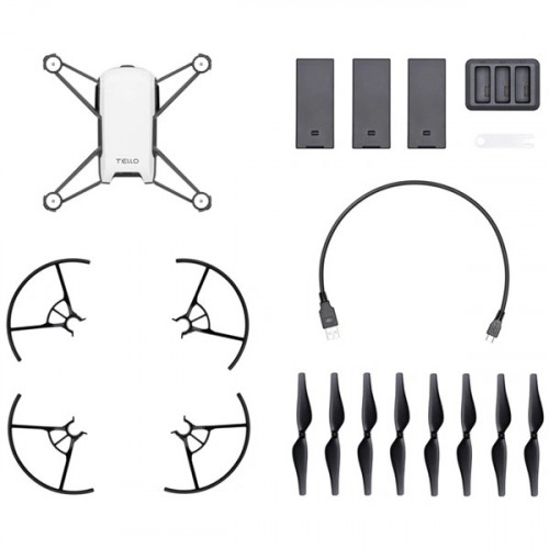 Квадрокоптер DJI Tello Boost Combo (6958265178535) White