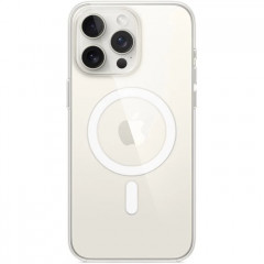 Прозрачный силиконовый чехол MagSafe для iPhone 16 Pro Max