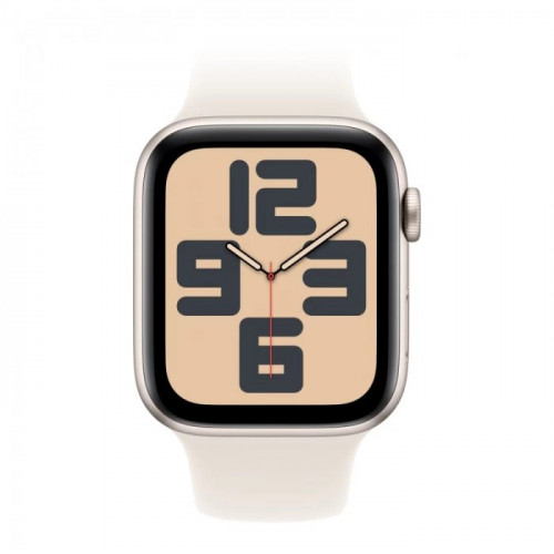 Смарт-часы Apple Watch SE (2024) 44 мм, Aluminium Case, ремешок Sport Band сияющая звезда M/L