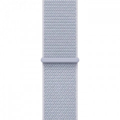 Apple Watch SE (2024) 44 мм, Aluminium Case серебристый, ремешок Sport Loop Blue Cloud