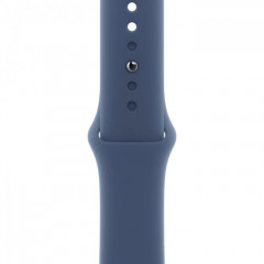 Apple Watch SE (2024) 44 мм, Aluminium Case серебристый, ремешок Sport Band Denim S/M