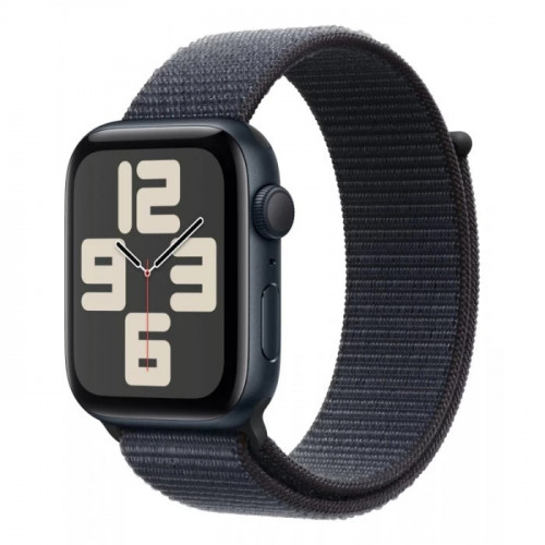 Смарт-часы Apple Watch SE (2024) 40 мм, Aluminium Case Midnight, ремешок Sport Loop Midnight