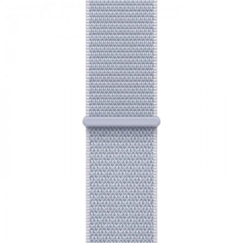 Смарт-часы Apple Watch SE (2024) 40 мм, Aluminium Case серебристый, ремешок Sport Loop Blue Cloud