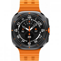 Samsung Galaxy Watch Ultra 47мм LTE, черный титан/оранжевый