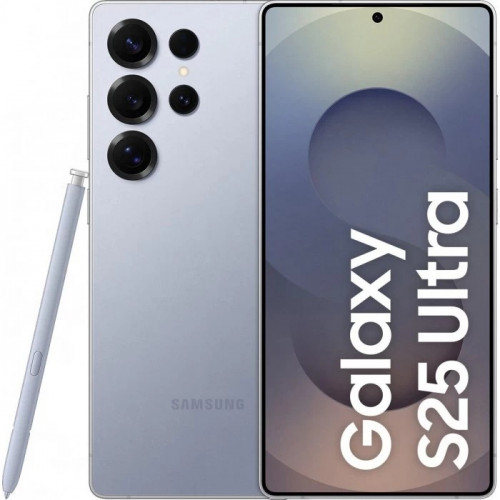 Смартфон Samsung Galaxy S25 Ultra 12/512 ГБ, (SM-S938B), 2 NanoSIM + eSIM, Titanium Silverblue (синий титан)