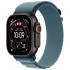 Смарт-часы Apple Watch Ultra 3, 49 мм, Black Titanium, ремешок Alpine голубой S
