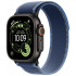 Смарт-часы Apple Watch Ultra 3, 49 мм, корпус Black Titanium, ремешок Trail синий/ярко-синий M/L