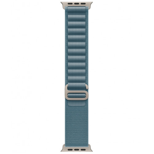 Смарт-часы Apple Watch Ultra 3, 49 мм, Natural Titanium, ремешок Alpine голубой L