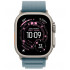 Смарт-часы Apple Watch Ultra 3, 49 мм, корпус Natural Titanium, ремешок Alpine голубой M