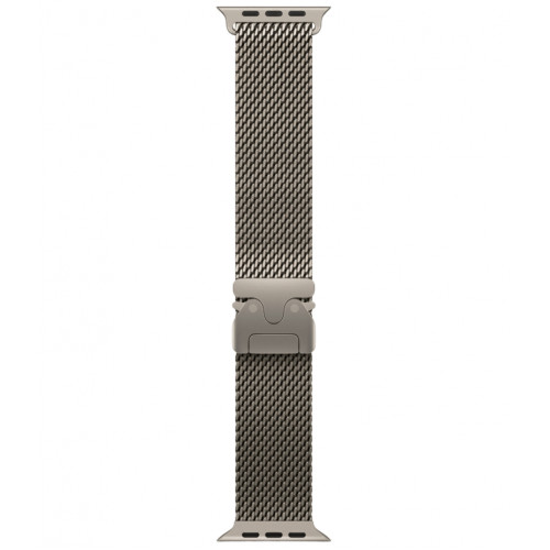 Смарт-часы Apple Watch Ultra 3, 49 мм, Natural Titanium, ремешок Milanese натуральный M