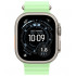 Смарт-часы Apple Watch Ultra 3, 49 мм, Natural Titanium, ремешок Ocean зелёный неон