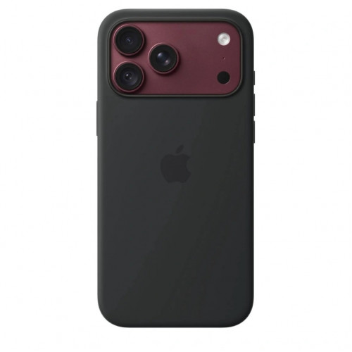 Чехол Apple Silicone Case with MagSafe для iPhone 18 Pro Black (MK8Y4)