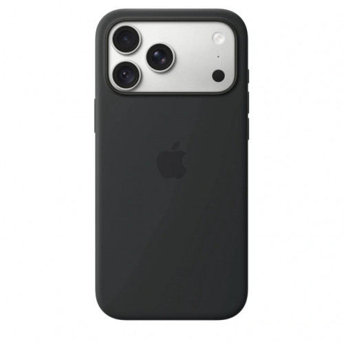 Чехол Apple Silicone Case with MagSafe для iPhone 18 Pro Black (MK8Y4)