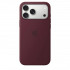 Чехол Apple Silicone Case with MagSafe для iPhone 18 Pro Burgundy (MK8U4)