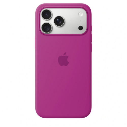 Чехол Apple Silicone Case with MagSafe для iPhone 18 Pro Max Magneta (MK904)