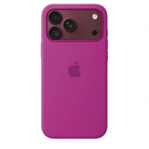 Чехол Apple Silicone Case with MagSafe для iPhone 18 Pro Max Magneta (MK904)