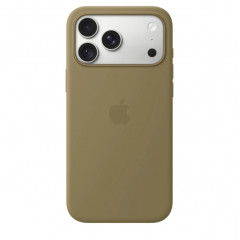 Чехол Apple Silicone Case with MagSafe для iPhone 18 Pro Max Olive (MK924)