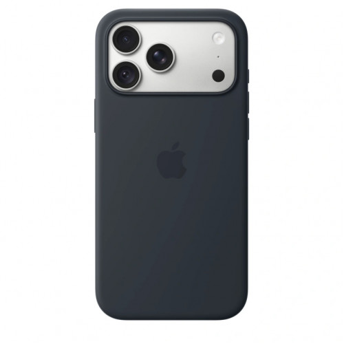 Чехол Apple Silicone Case with MagSafe для iPhone 18 Pro Navy Blue (MK8X4)