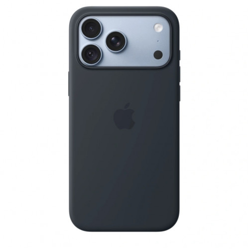 Чехол Apple Silicone Case with MagSafe для iPhone 18 Pro Navy Blue (MK8X4)