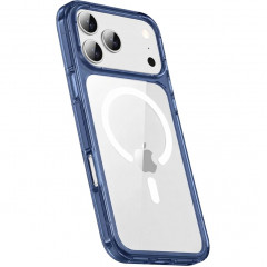 Чехол Gurdini Alba Series Protective with MagSafe для iPhone 18 Pro Dark Blue