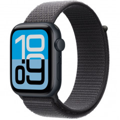 Apple Watch SE (2025) 40 мм, Midnight Aluminum Case with Dark Gray Sport Loop
