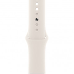 Apple Watch SE (2025) 40 мм, Starlight Aluminum Starlight, ремешок Sport Band S/M