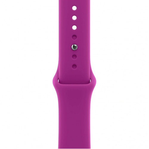 Смарт-часы Apple Watch Series 12 42mm Black Aluminum Case with Magenta Sport Band M/L