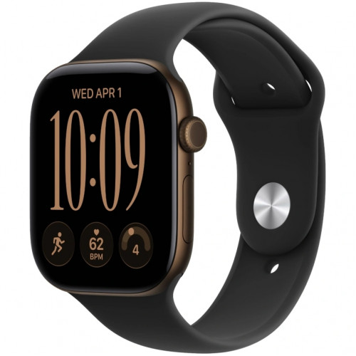 Смарт-часы Apple Watch Series 12 42mm Dark Bronze Aluminum Case with Black Sport Band S/M